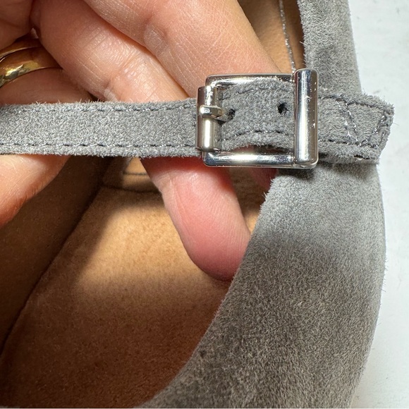 Vionic Minnie Kitten Heel Shoe Charcoal Gray Kid Suede Women’s Pumps Size 10 - Picture 11 of 16